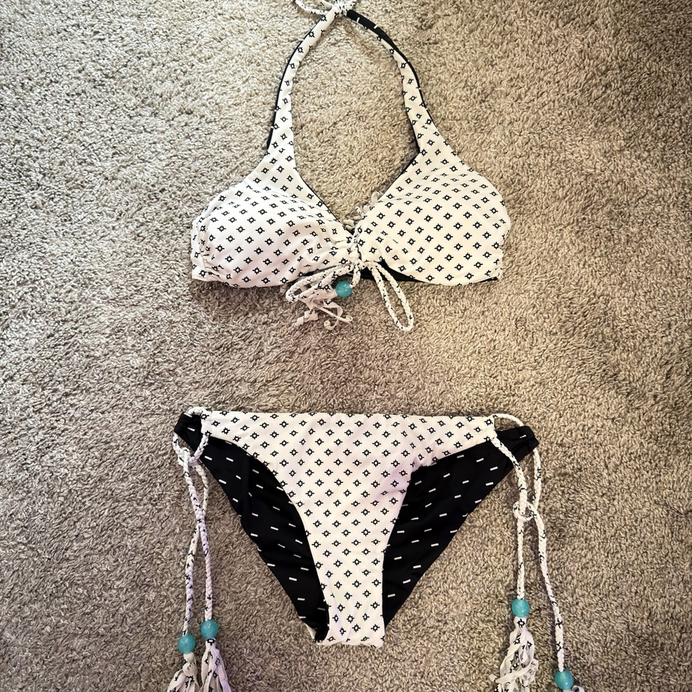 Victoria's Secret Black and White Bikini